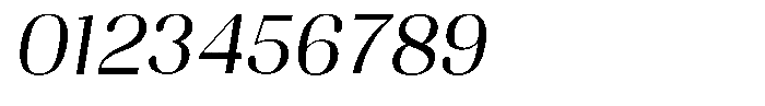 Juligraf Sans Var Black Condensed Italic Font OTHER CHARS