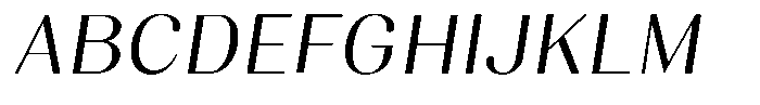 Juligraf Sans Var Black Condensed Italic Font UPPERCASE