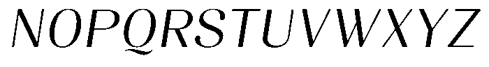 Juligraf Sans Var Black Condensed Italic Font UPPERCASE
