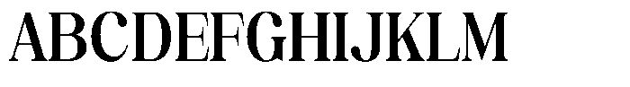 Juligraf Serif Alt Bold Condensed Font UPPERCASE