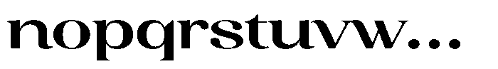 Juligraf Serif Alt Bold Expanded Font LOWERCASE