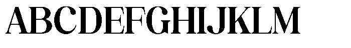 Juligraf Serif Alt Bold Semi Condensed Font UPPERCASE