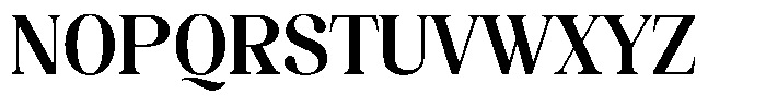 Juligraf Serif Alt Bold Semi Condensed Font UPPERCASE
