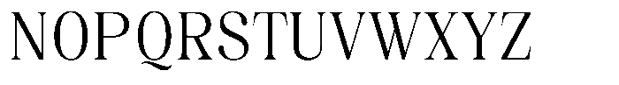 Juligraf Serif Alt Condensed Font UPPERCASE