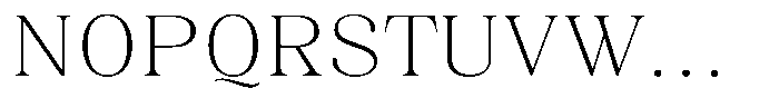 Juligraf Serif Alt Extra Light Sem Exp Font UPPERCASE