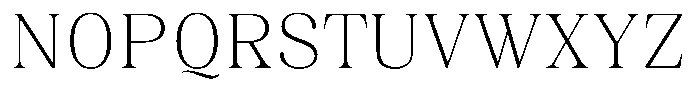 Juligraf Serif Alt Extra Light Font UPPERCASE