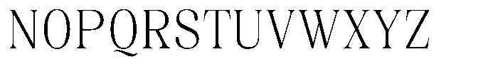 Juligraf Serif Alt Light Condensed Font UPPERCASE