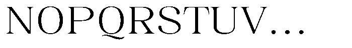 Juligraf Serif Alt Light Exp Font UPPERCASE