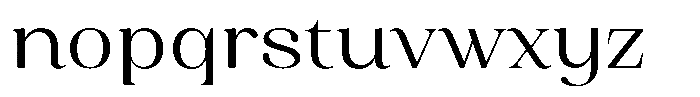 Juligraf Serif Alt Var Black Condensed Font LOWERCASE