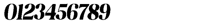 Juligraf Serif Black Condensed Italic Font OTHER CHARS
