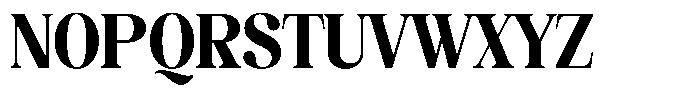 Juligraf Serif Black Condensed Font UPPERCASE