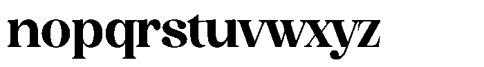 Juligraf Serif Black Condensed Font LOWERCASE