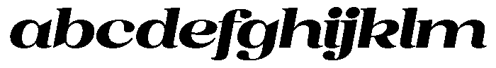 Juligraf Serif Black Exp Italic FONT