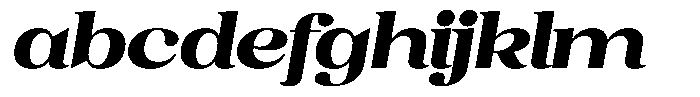Juligraf Serif Black Sem Exp Italic FONT