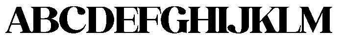 Juligraf Serif Black Sem Exp Font UPPERCASE