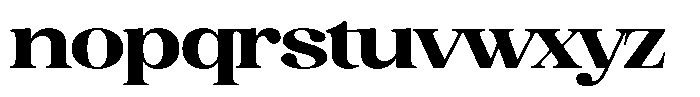 Juligraf Serif Black Sem Exp Font LOWERCASE