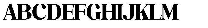 Juligraf Serif Black Semi Condensed Font UPPERCASE