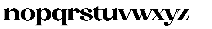 Juligraf Serif Black Font LOWERCASE