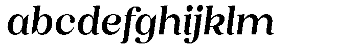 Juligraf Serif Bold Condensed Italic FONT