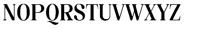 Juligraf Serif Bold Condensed Font UPPERCASE