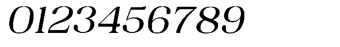 Juligraf Serif Expanded Italic Font OTHER CHARS