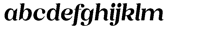 Juligraf Serif Extra Bold Condensed Italic FONT