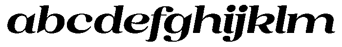 Juligraf Serif Extra Bold Exp Italic FONT