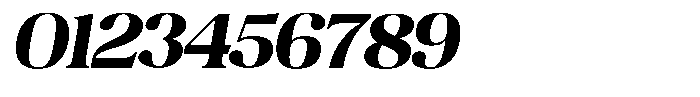 Juligraf Serif Extra Bold Sem Exp Italic Font OTHER CHARS
