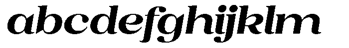 Juligraf Serif Extra Bold Sem Exp Italic FONT