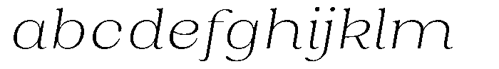 Juligraf Serif Extra Light Sem Exp Italic FONT