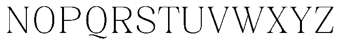 Juligraf Serif Extra Light Font UPPERCASE
