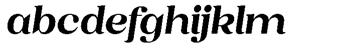 Juligraf Serif Extrabold Sm Condensed Italic FONT