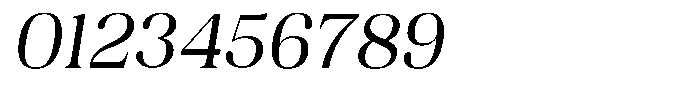 Juligraf Serif Italic Font OTHER CHARS