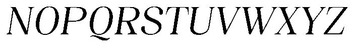 Juligraf Serif Italic Font UPPERCASE