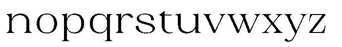 Juligraf Serif Light Sem Exp Font LOWERCASE