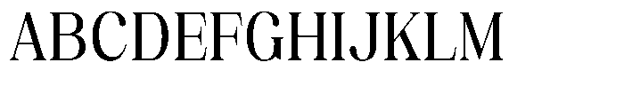Juligraf Serif Medium Condensed Font UPPERCASE