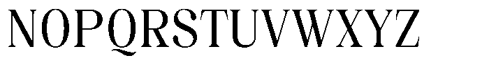 Juligraf Serif Medium Condensed Font UPPERCASE