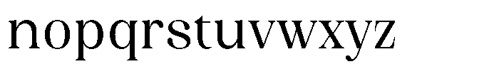 Juligraf Serif Medium Condensed Font LOWERCASE