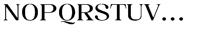 Juligraf Serif Medium Expanded Font UPPERCASE