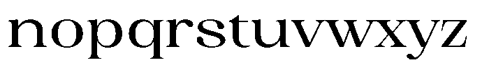 Juligraf Serif Medium Sem Exp Font LOWERCASE