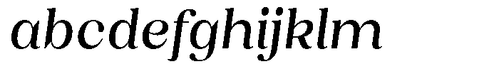 Juligraf Serif Sem Bold Condensed Italic FONT