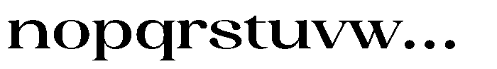 Juligraf Serif Sem Bold Exp Font LOWERCASE
