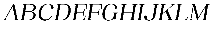 Juligraf Serif Sem Exp Italic Font UPPERCASE