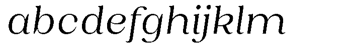 Juligraf Serif Semi Condensed Italic FONT