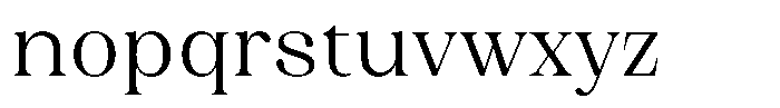 Juligraf Serif Semi Condensed Font LOWERCASE