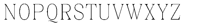 Juligraf Serif Thin Condensed Font UPPERCASE