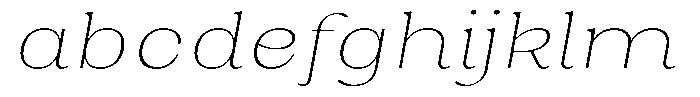 Juligraf Serif Thin Exp Italic FONT
