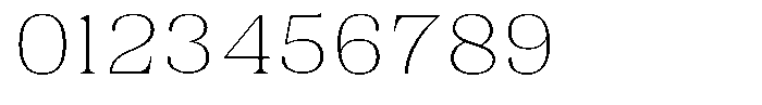 Juligraf Serif Thin Expanded Font OTHER CHARS
