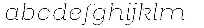 Juligraf Serif Thin Sem Exp Italic FONT