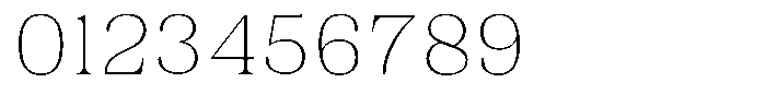 Juligraf Serif Thin Sem Exp Font OTHER CHARS